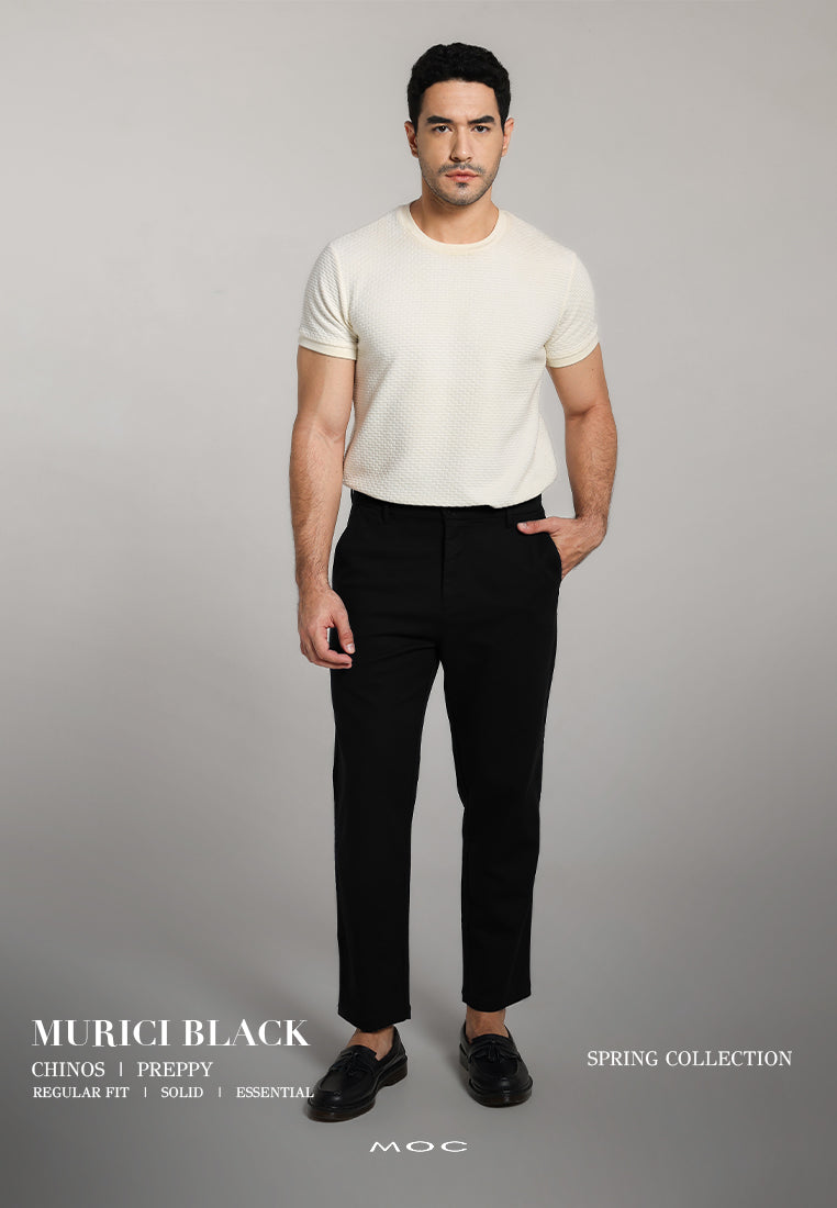 MOC - Celana Panjang Chinos Pria Murici - Black