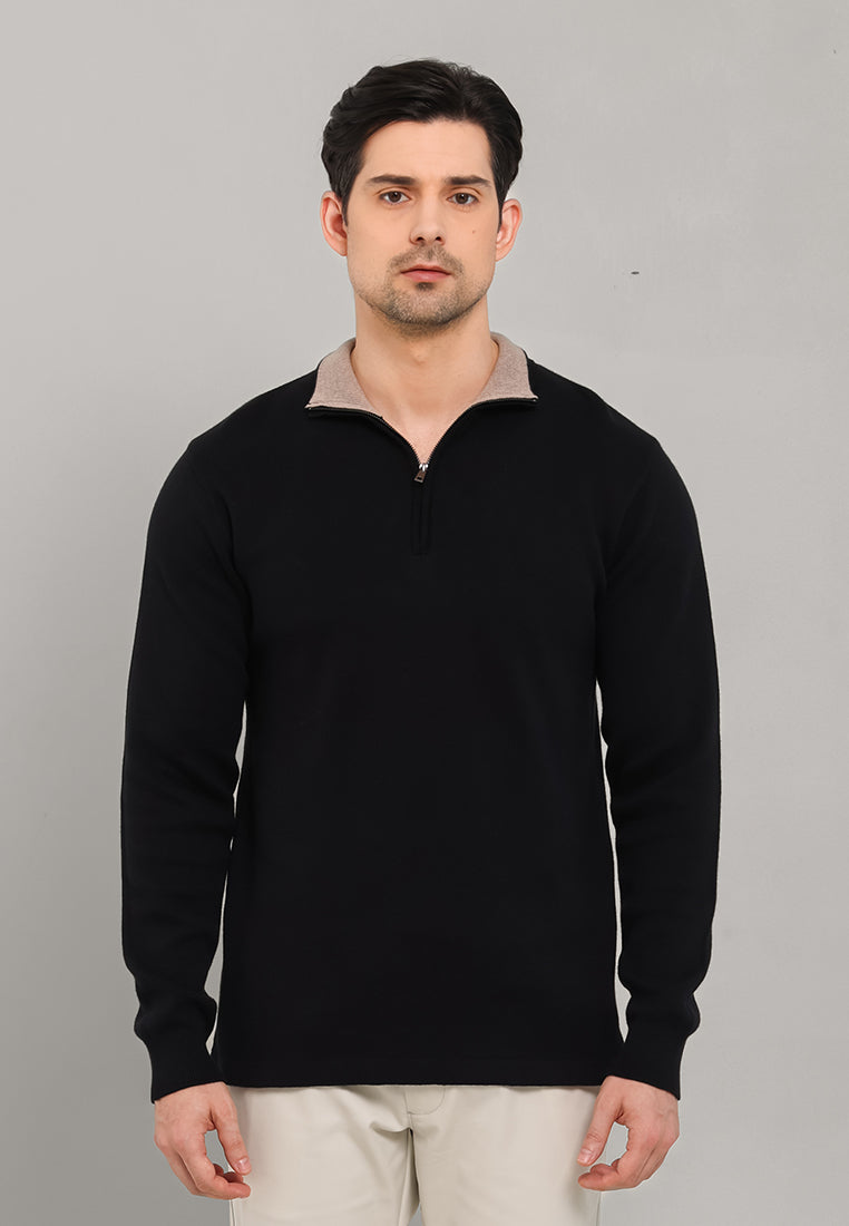 MOC Sweatshirt Lengan Panjang Pria Turner - Black