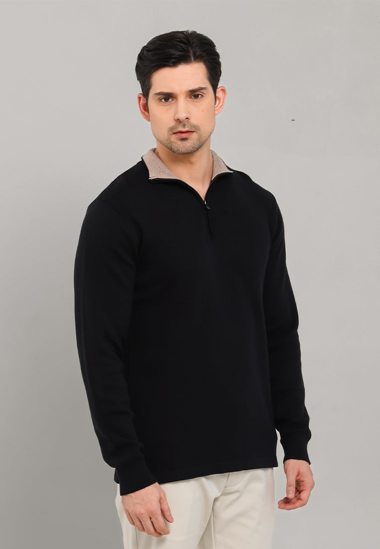 MOC Sweatshirt Lengan Panjang Pria Turner - Black