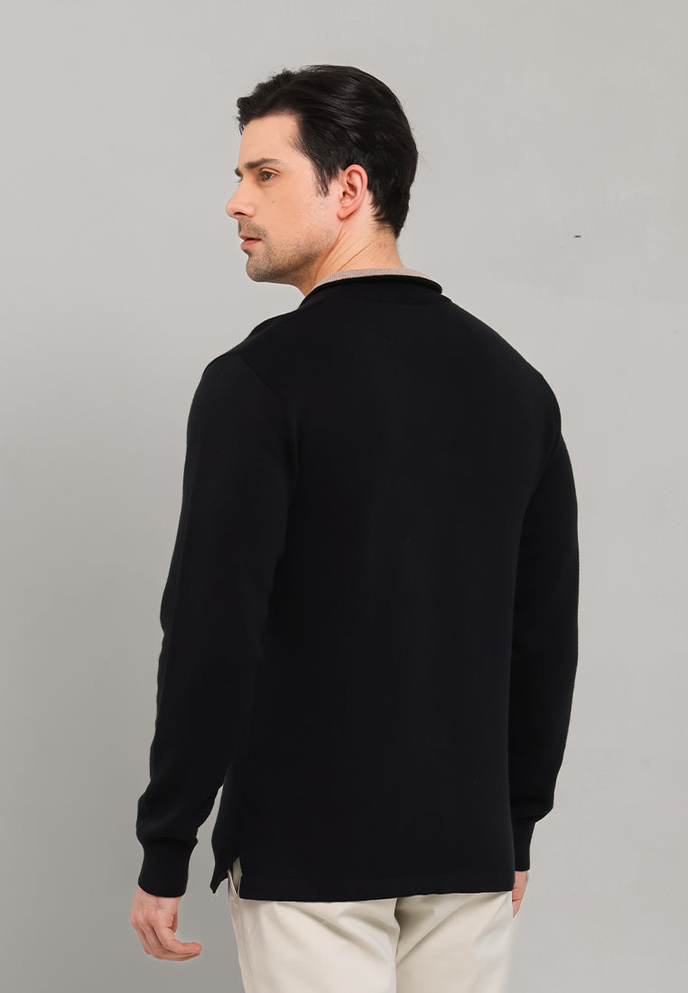 MOC Sweatshirt Lengan Panjang Pria Turner - Black