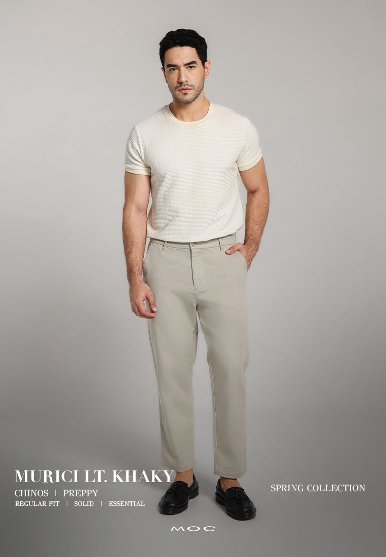 MOC - Celana Panjang Chinos Pria Murici - Light Khaki