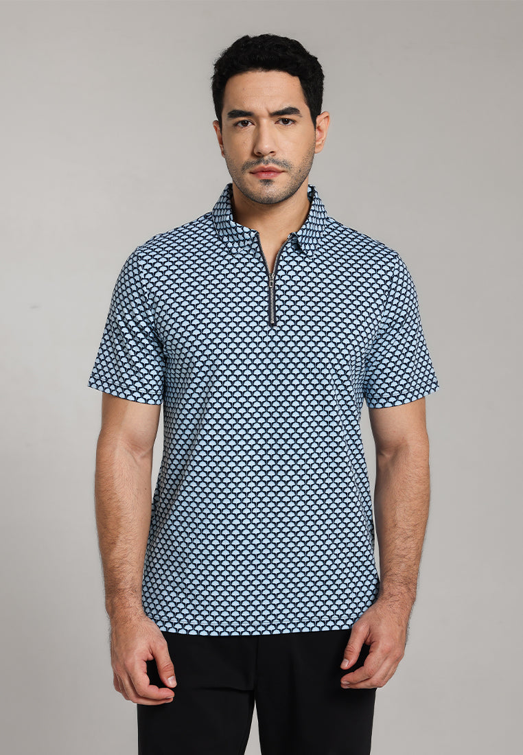 MOC Kaos Polo Lengan Pendek Pria Riverside - Navy