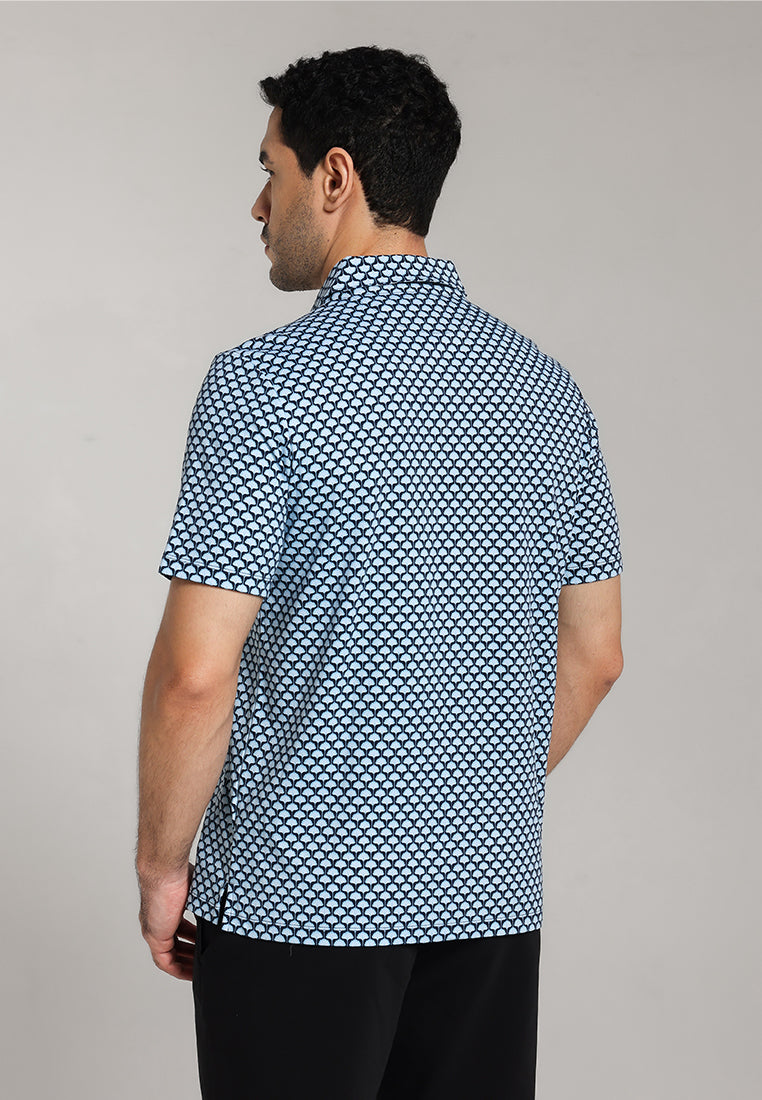 MOC Kaos Polo Lengan Pendek Pria Riverside - Navy