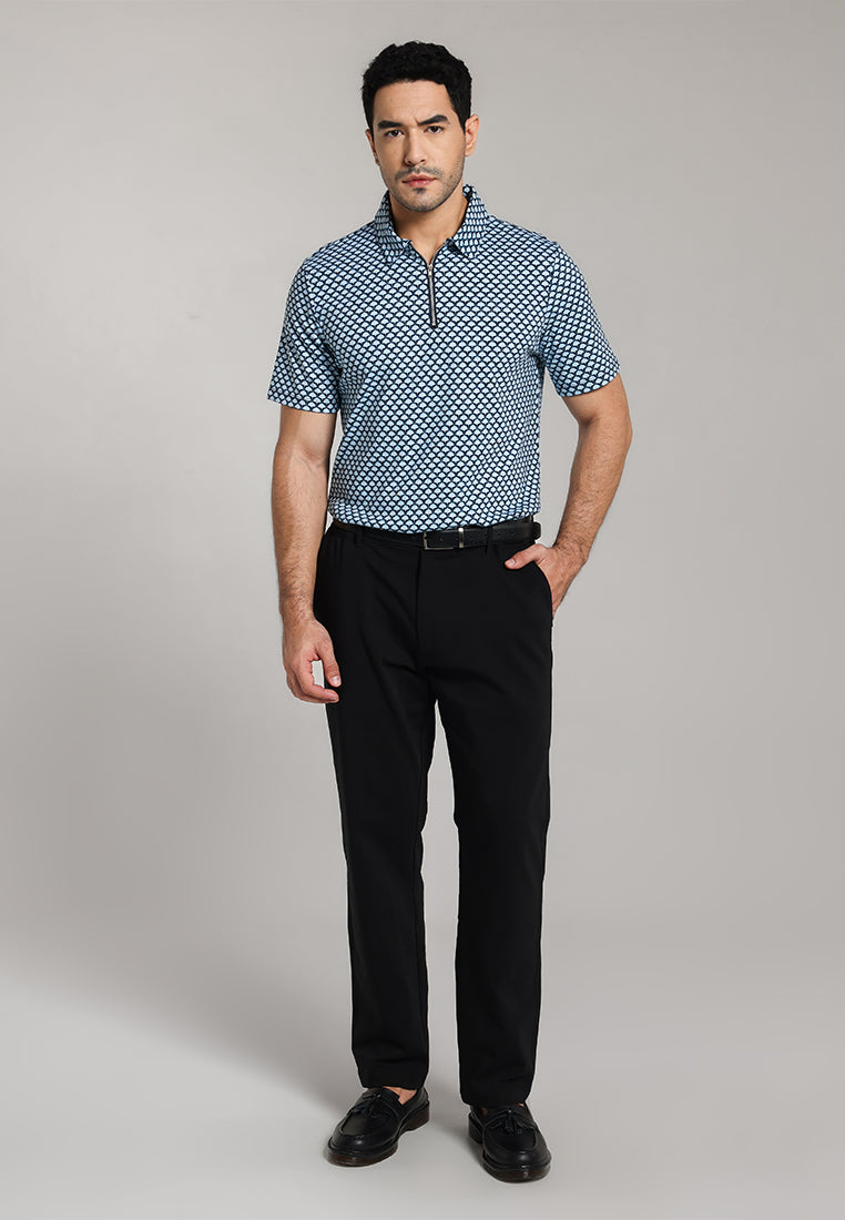 MOC Kaos Polo Lengan Pendek Pria Riverside - Navy