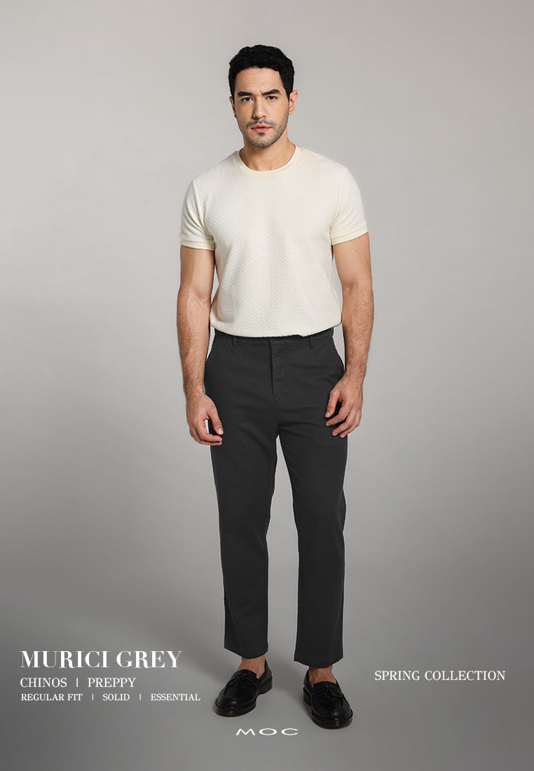 MOC - Celana Panjang Chinos Pria Murici - Grey