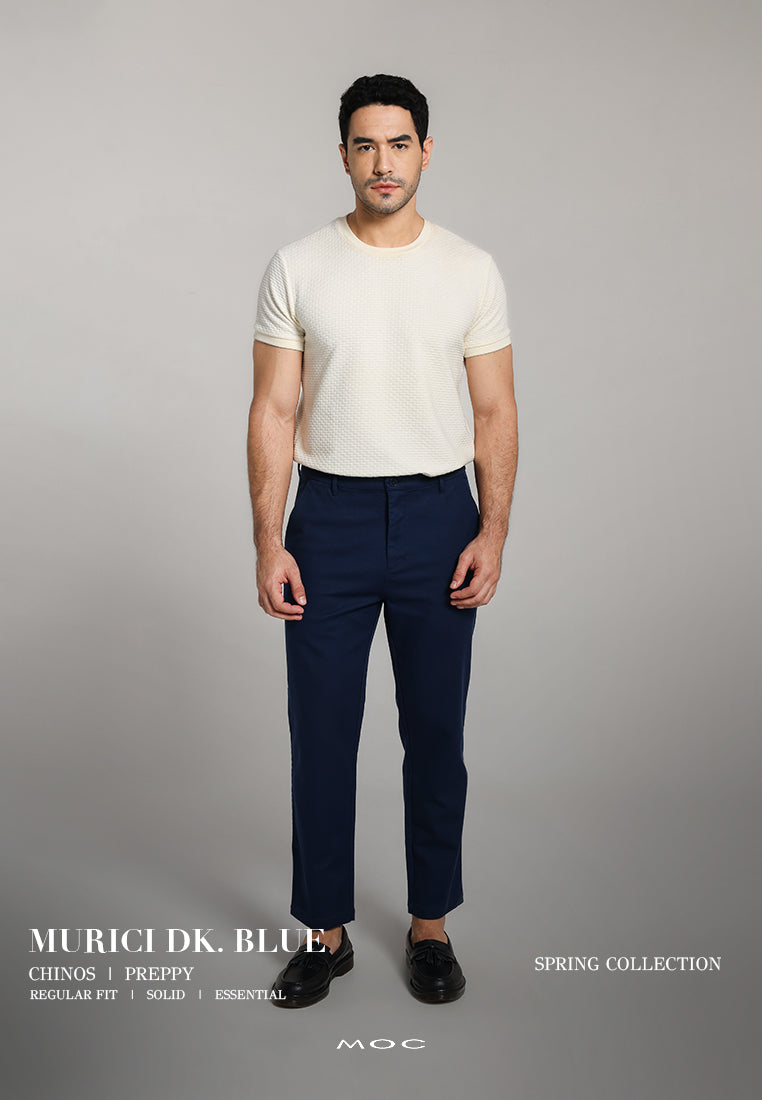 MOC - Celana Panjang Chinos Pria Murici - Dark Blue