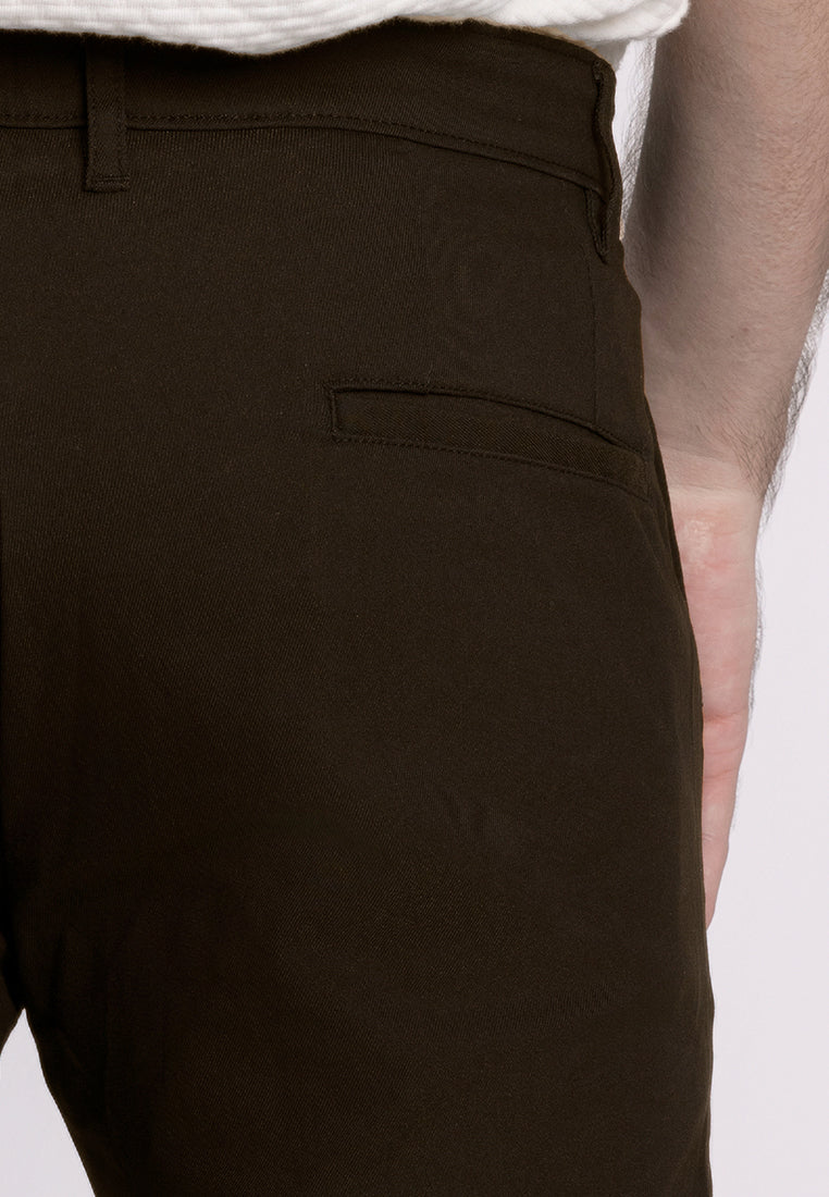 MOC Celana Panjang Chinos Pria Slim Fit Barnie - Brown