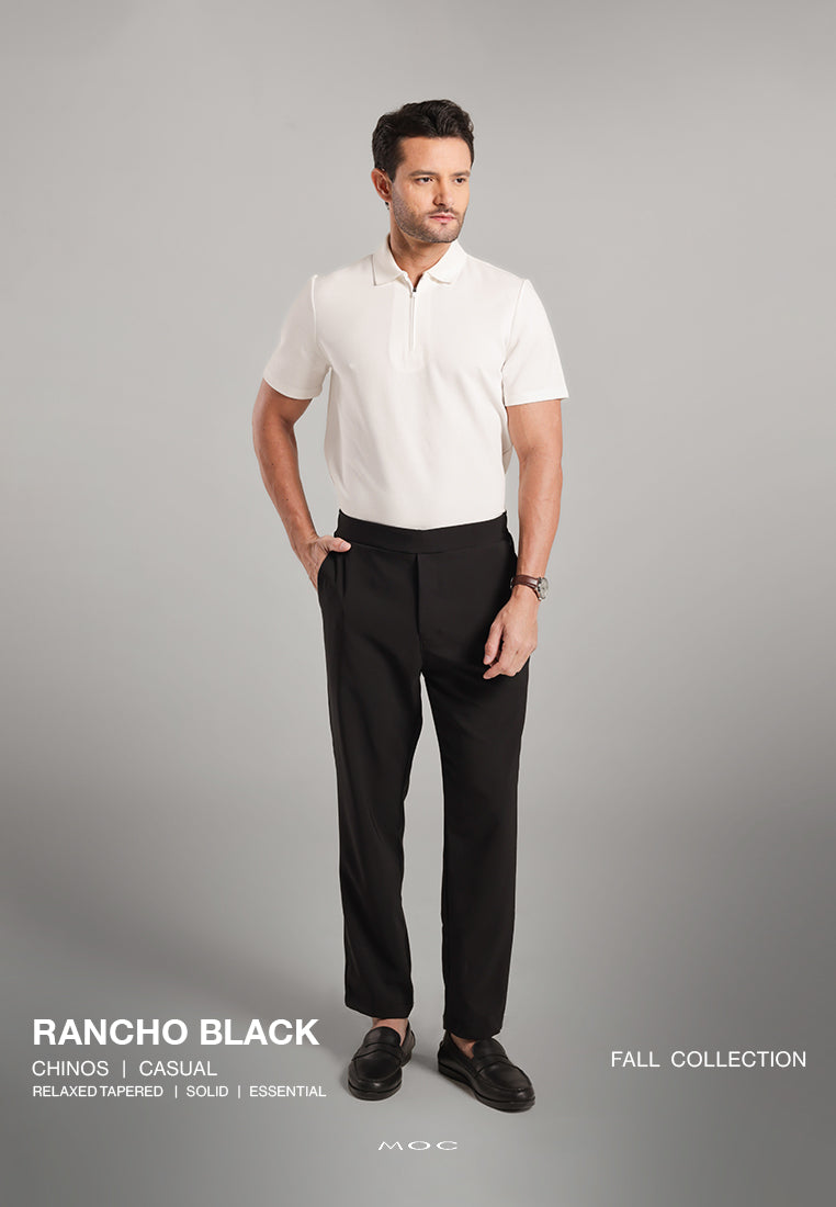 MOC Celana Panjang Chinos Pria Rancho - Black
