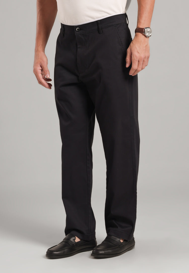 MOC Celana Panjang Chinos Pria Billy 2 - Black