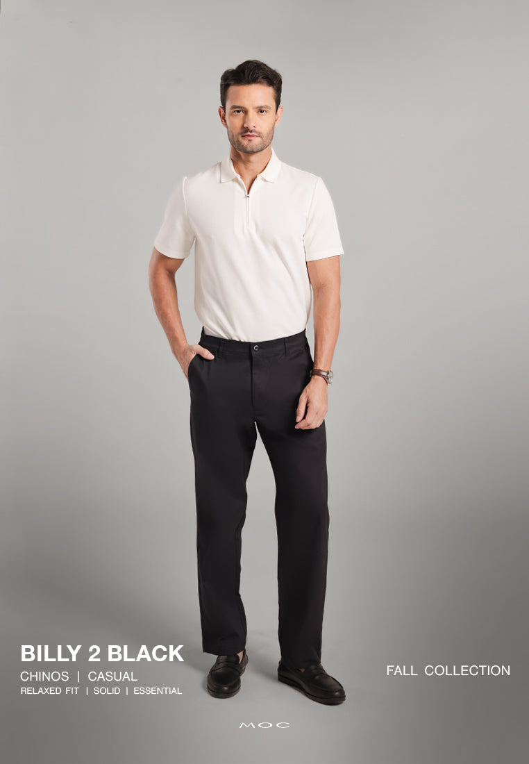MOC Celana Panjang Chinos Pria Billy 2 - Black