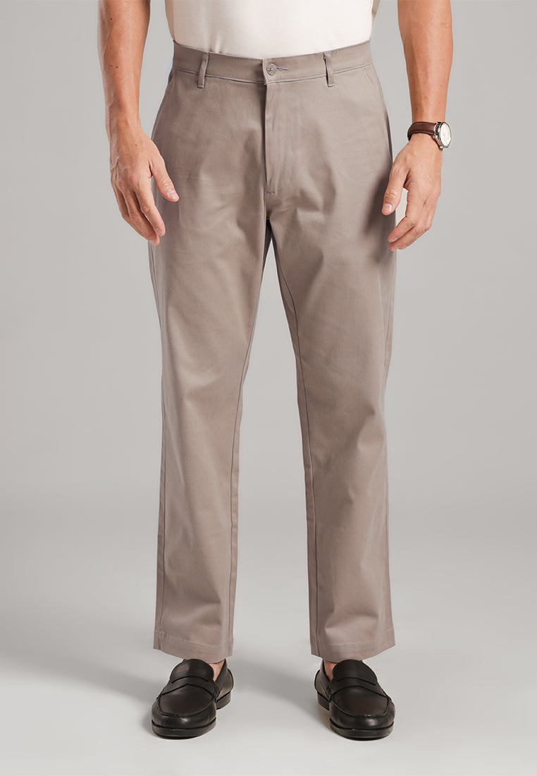 MOC Celana Panjang Chinos Pria Billy 2 - Grey Dark