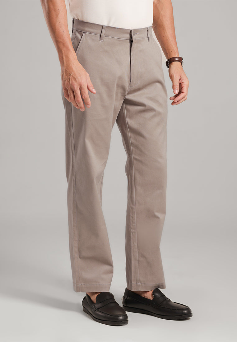 MOC Celana Panjang Chinos Pria Billy 2 - Grey Dark