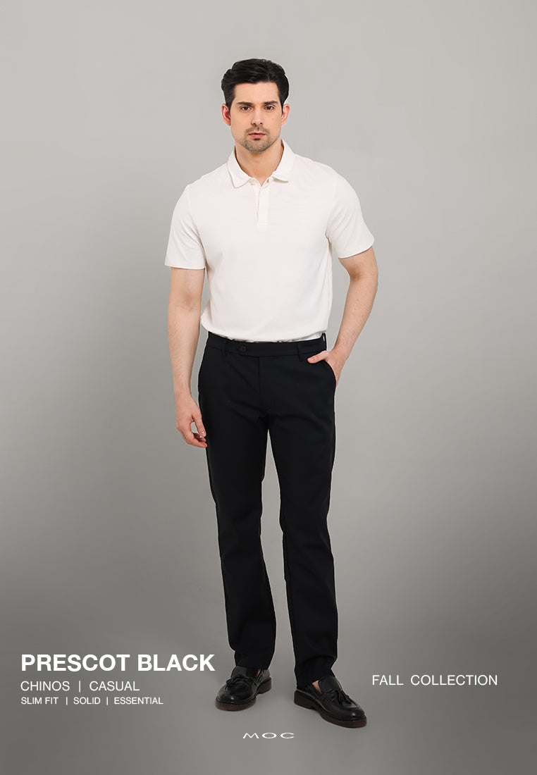 MOC Celana Panjang Chinos Pria Prescott - Black