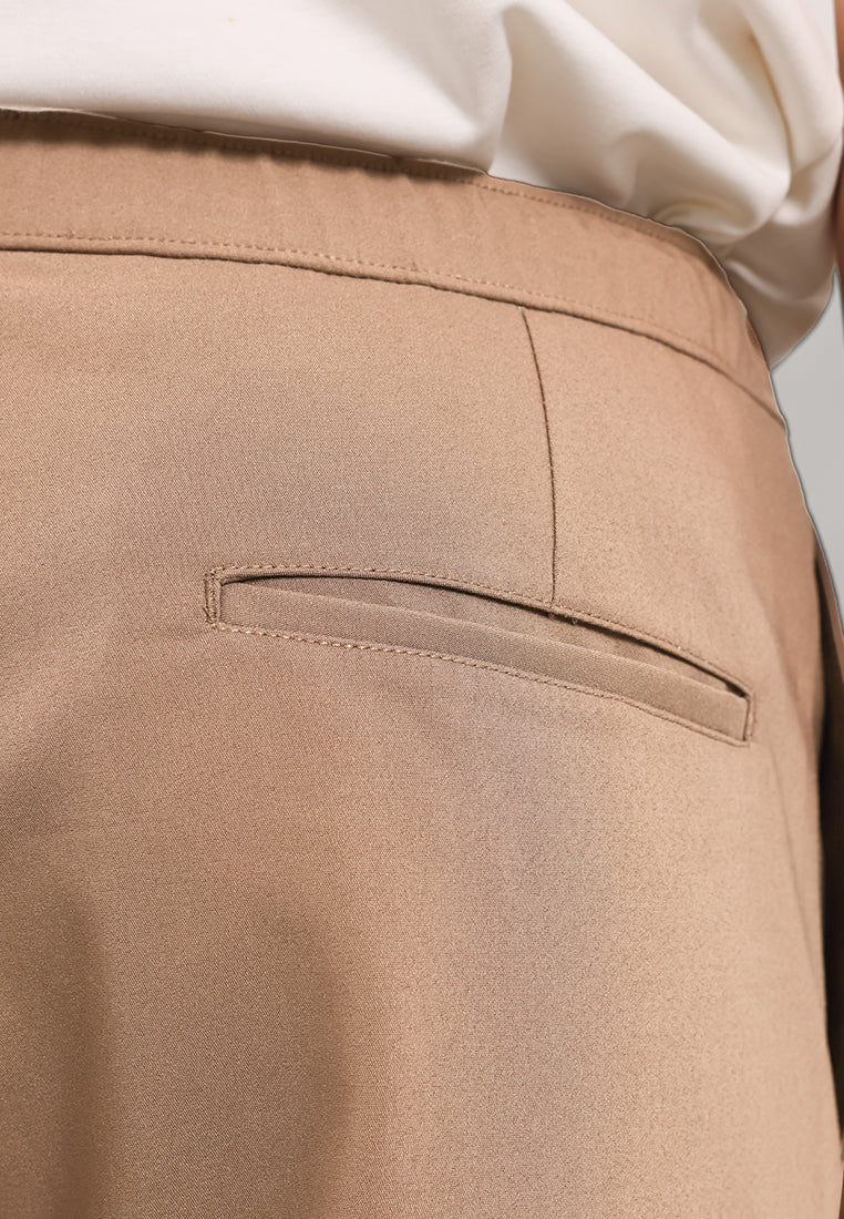 MOC Celana Panjang Ankle Pants Zenith - Light Brown
