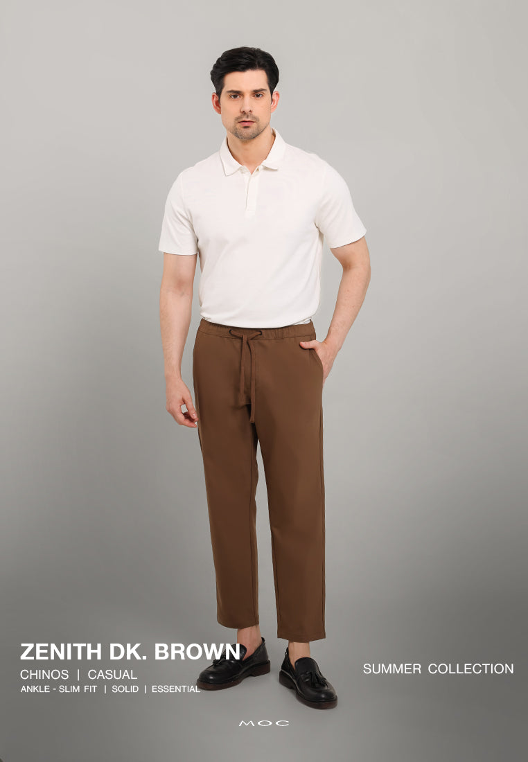 MOC Celana Panjang Ankle Pants Zenith - Dark Brown