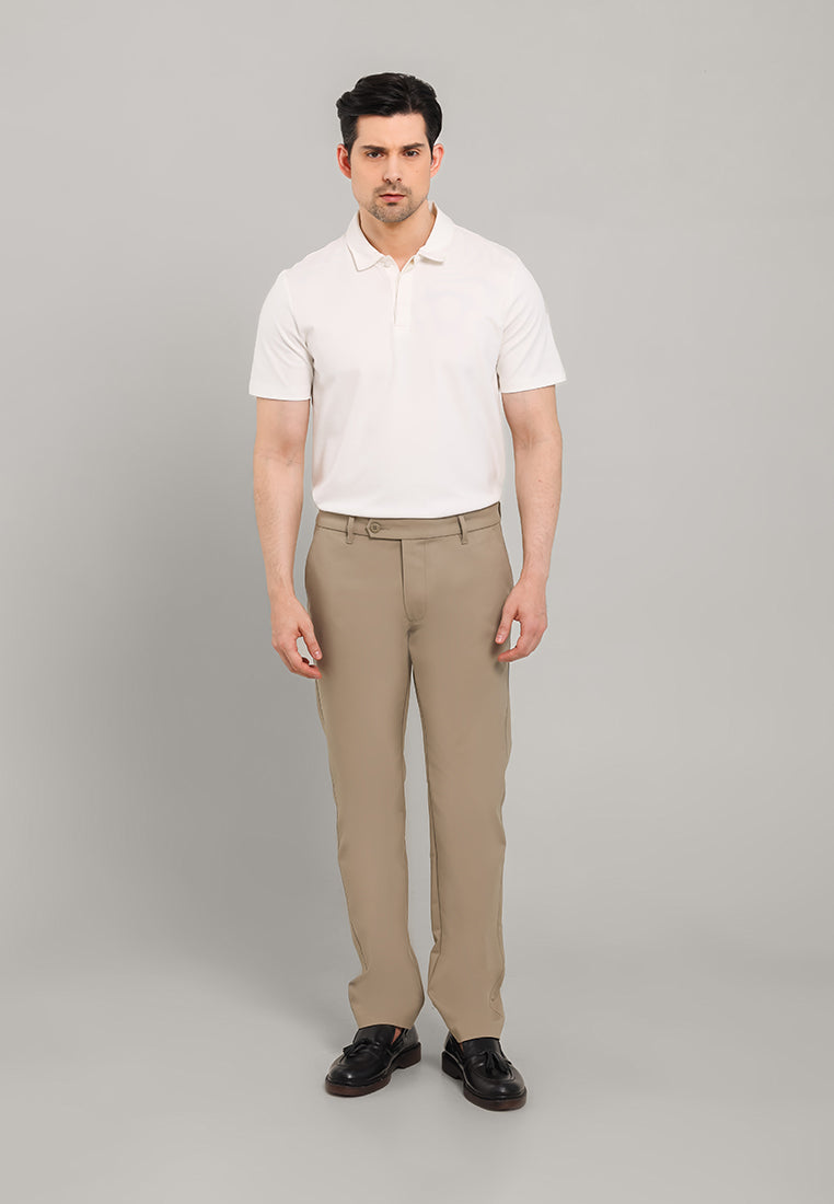 MOC Celana Panjang Chinos Pria Prescott - Khaki