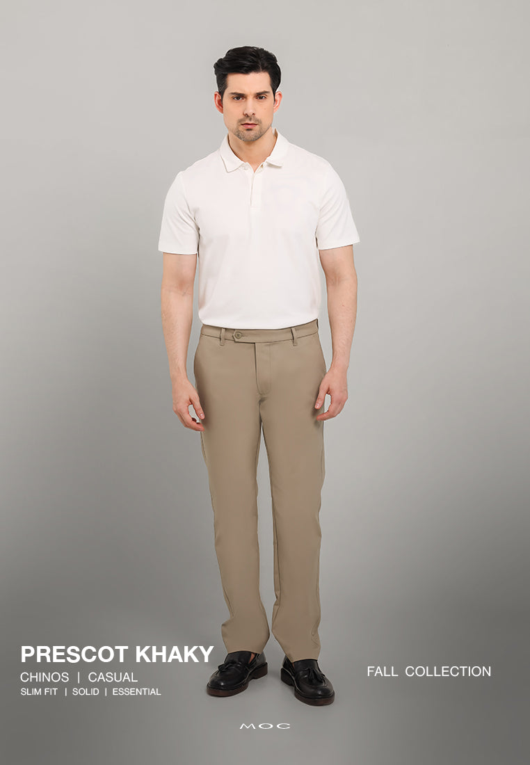 MOC Celana Panjang Chinos Pria Prescott - Khaki