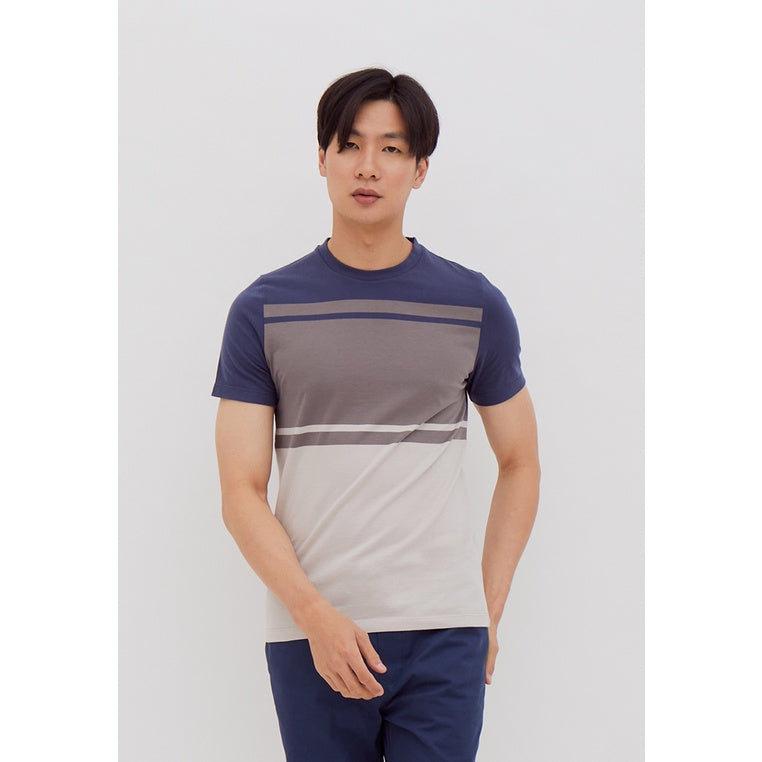 Men's Top by MOC T-Shirt Grafis Slim Fit Pendek ANTELOPE Best Seller