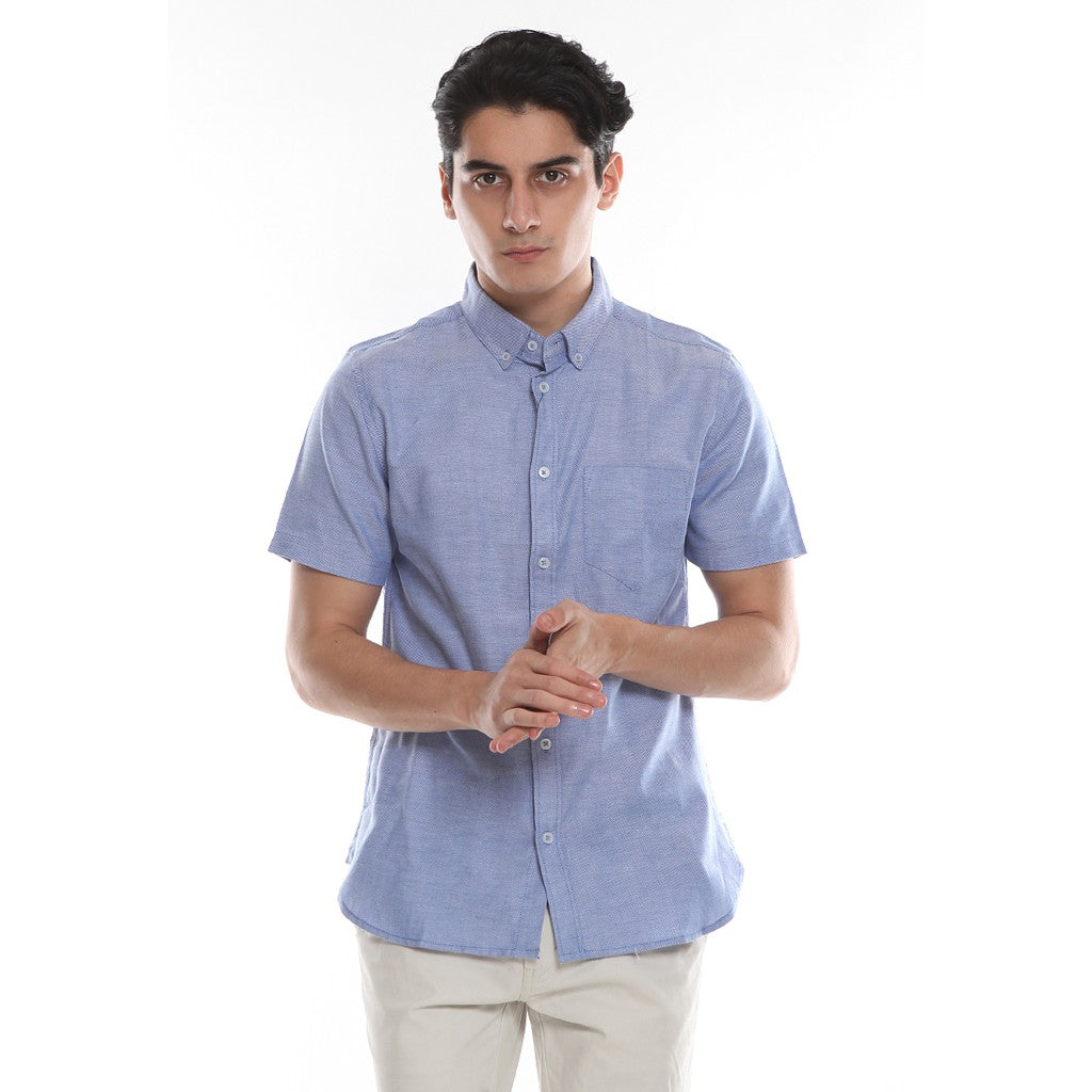 Men's Top By MOC Kemeja Pria Basic Polos Pendek Slim Fit Paqueta Best Seller