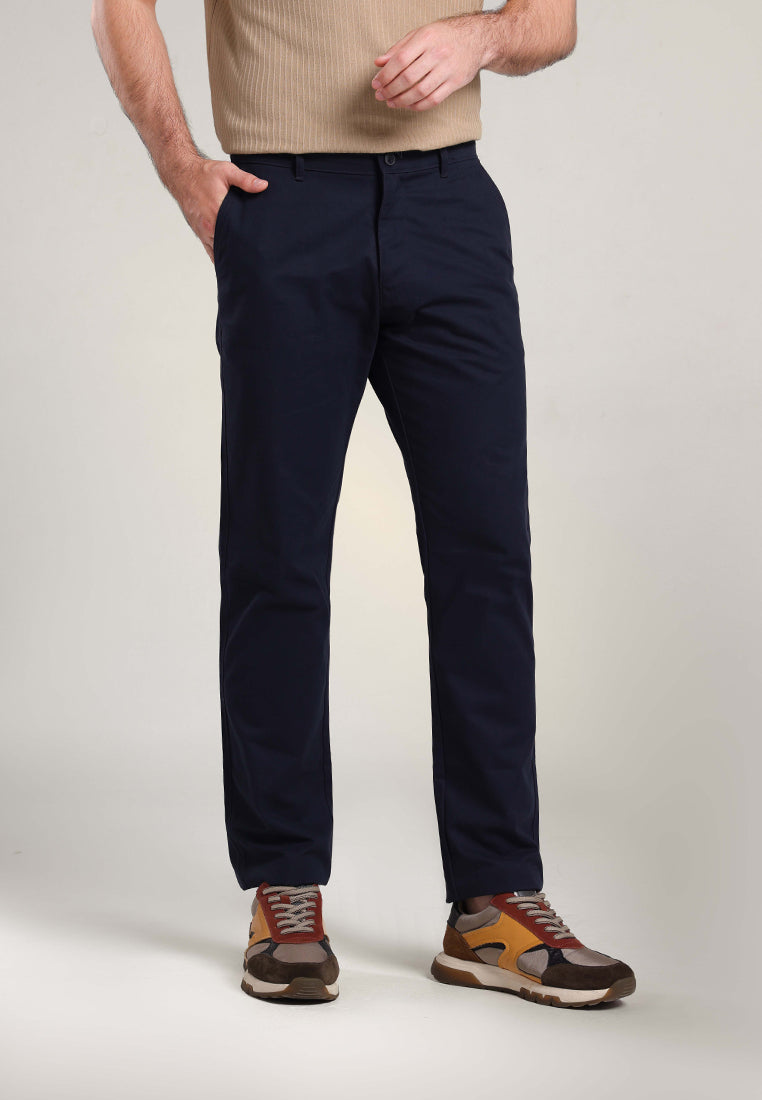 MOC Celana Panjang Chinos Pria Reguler Fit HARRINGTON - Navy
