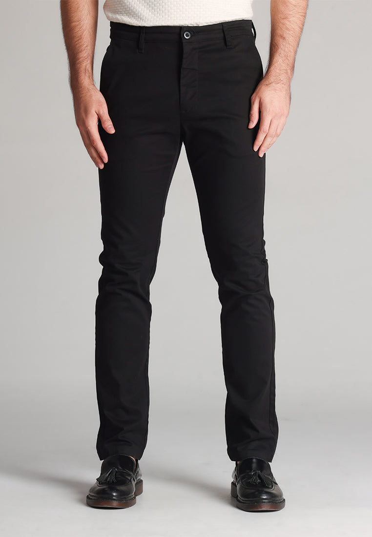 MOC Celana Panjang Pria Slim Fit VURON B BESTBUY-BLACK