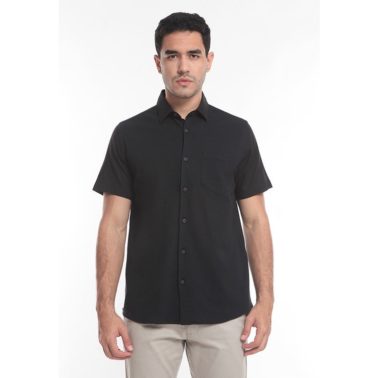 Men's Top By MOC Kemeja Pria Basic Polos Pendek Modern Fit Modhi Best Seller