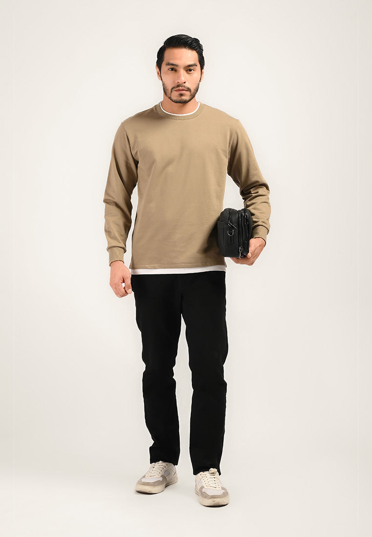 MOC Sweater Knitwear Cameron-Olive