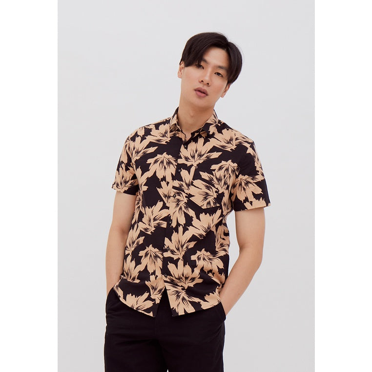 Men's Top By MOC Kemeja Lengan Pendek Pria Modern Fit Phoenix Best Seller