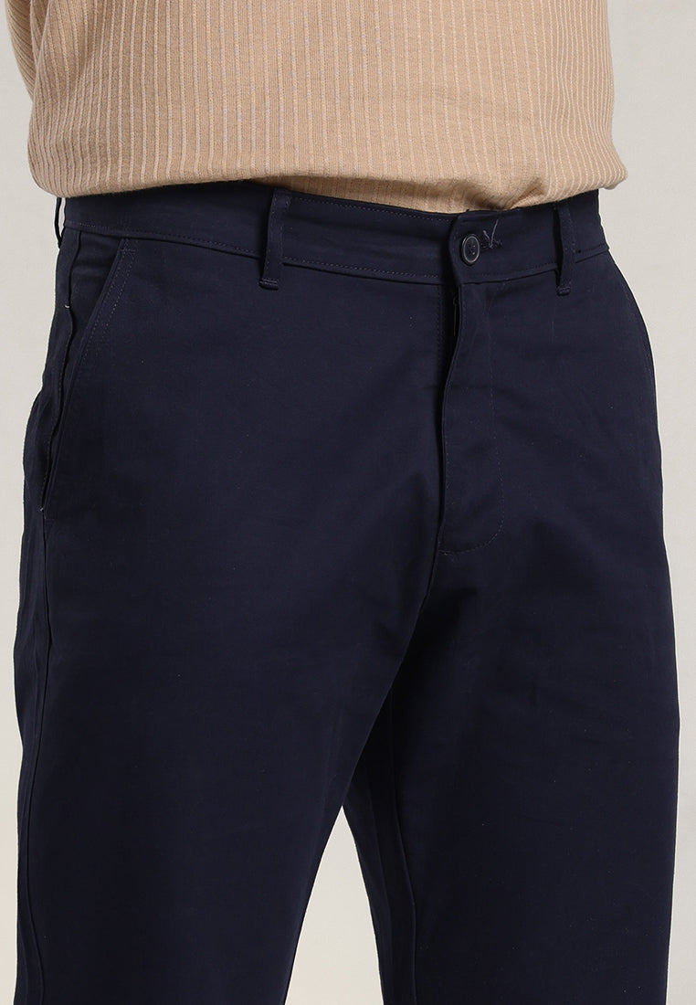 MOC Celana Panjang Chinos Pria Reguler Fit HARRINGTON - Navy