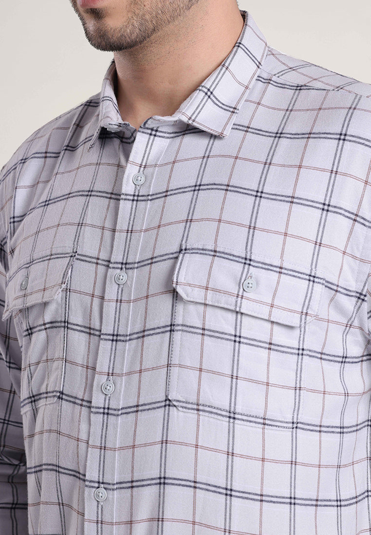 MOC Kemeja Lengan Panjang Pria AMBROSE-GREY
