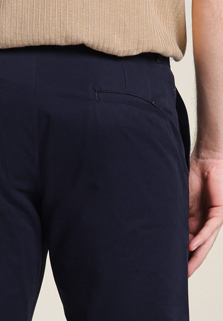 MOC Celana Panjang Chinos Pria Reguler Fit HARRINGTON - Navy