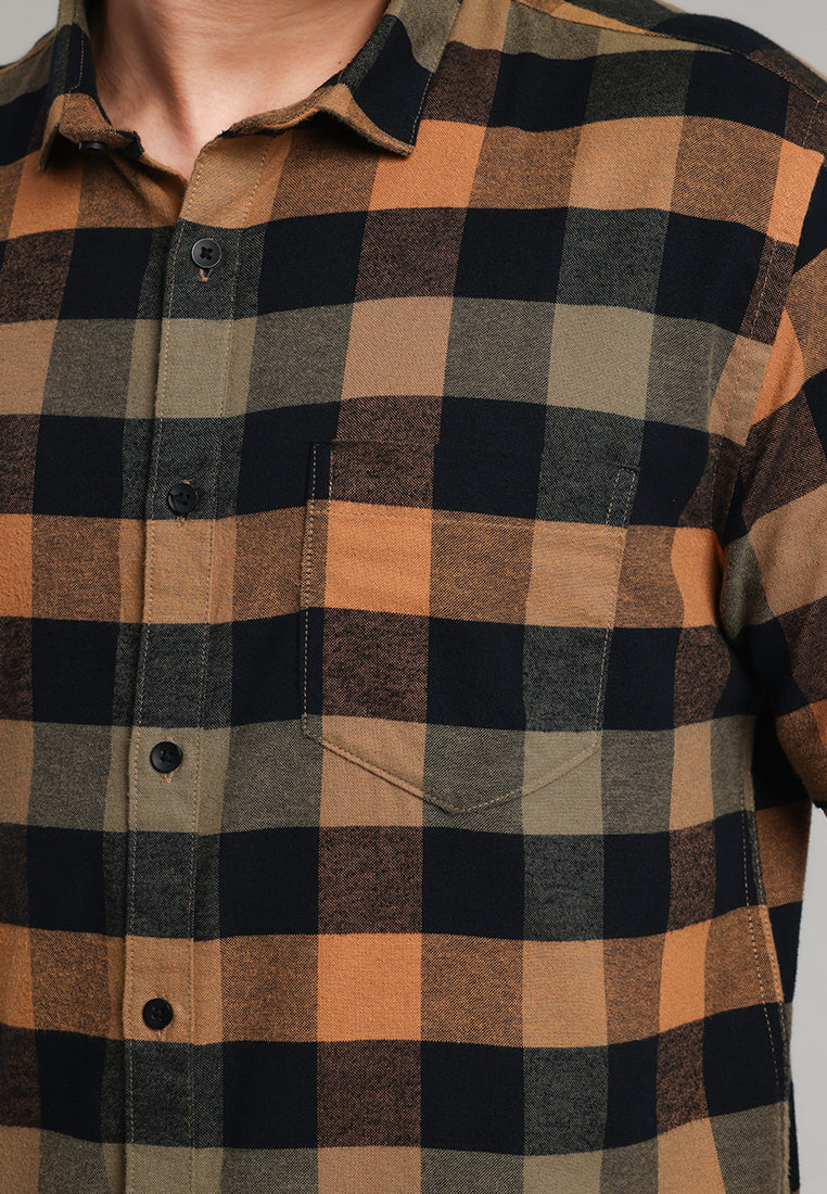 MOC Kemeja Lengan Pendek Pria Briscoe - Olive