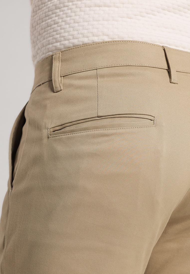MOC Celana Panjang Pria Slim Fit VURON B BESTBUY-KHAKI
