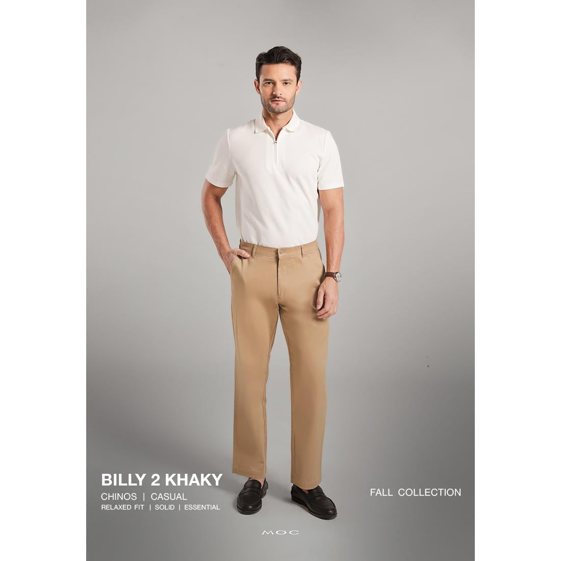MOC Celana Panjang Chinos Pria Billy 2 - Khaki