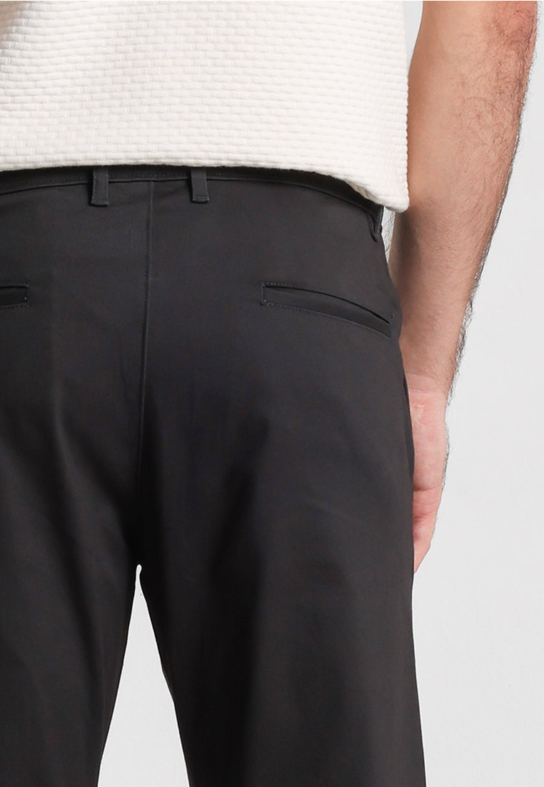 MOC - Celana Panjang Chinos Pria Zoe - Charcoal