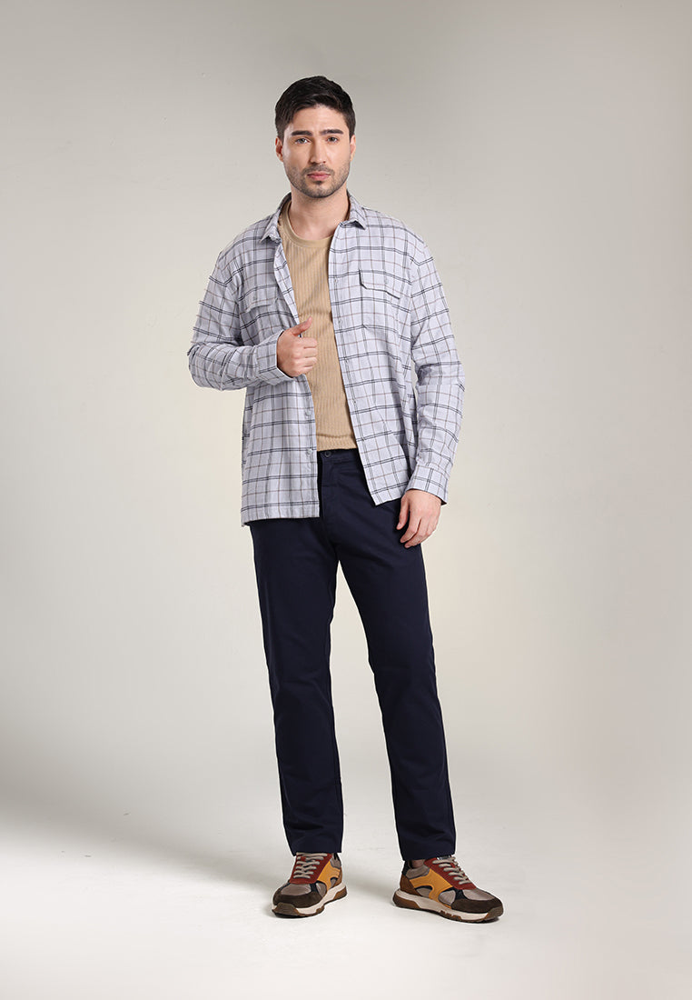 MOC Celana Panjang Chinos Pria Reguler Fit HARRINGTON - Navy