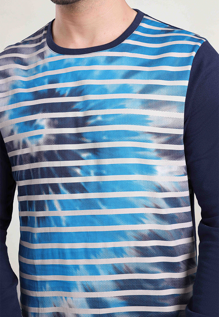 MOC Sweatshirt Lengan Panjang Pria Folio - Navy