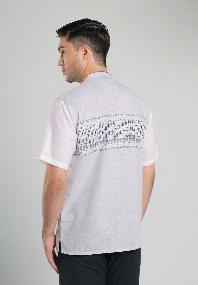 MOC Kemeja Koko Lengan Pendek Pria ARIFIN - GREY