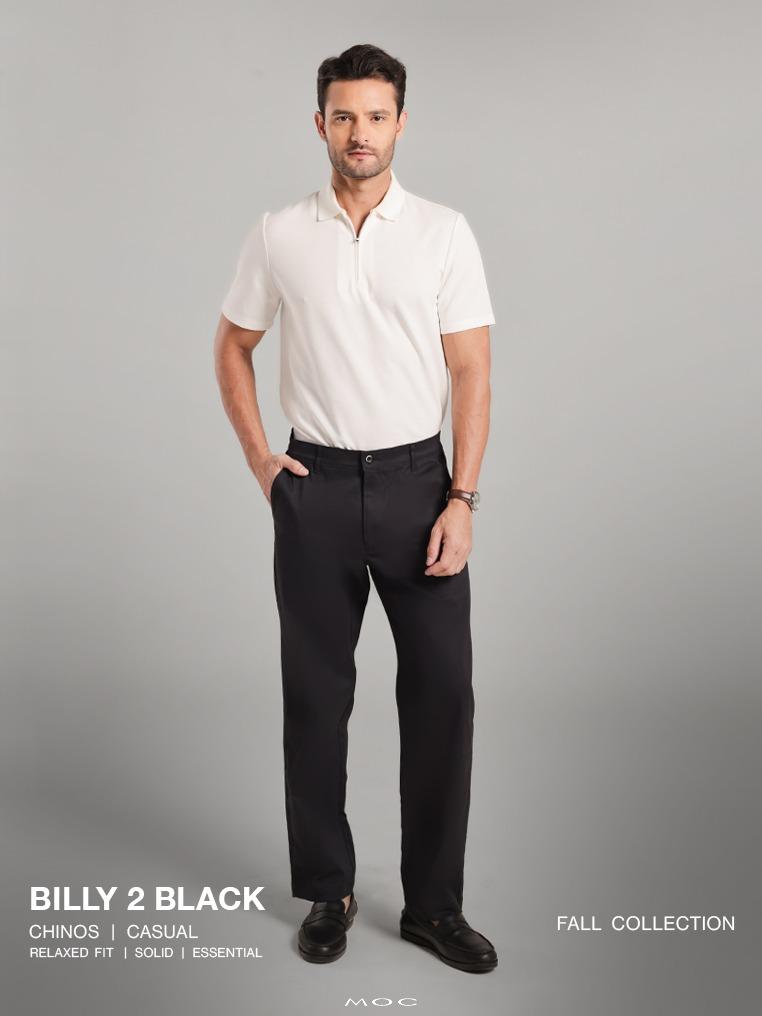 MOC Celana Panjang Chinos Pria Billy 2 - Black