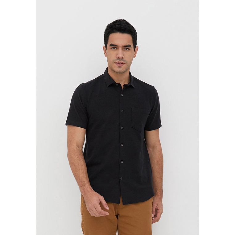 Men's Top By MOC Kemeja Pria Basic Polos Pendek Modern Fit Formentera Best Seller