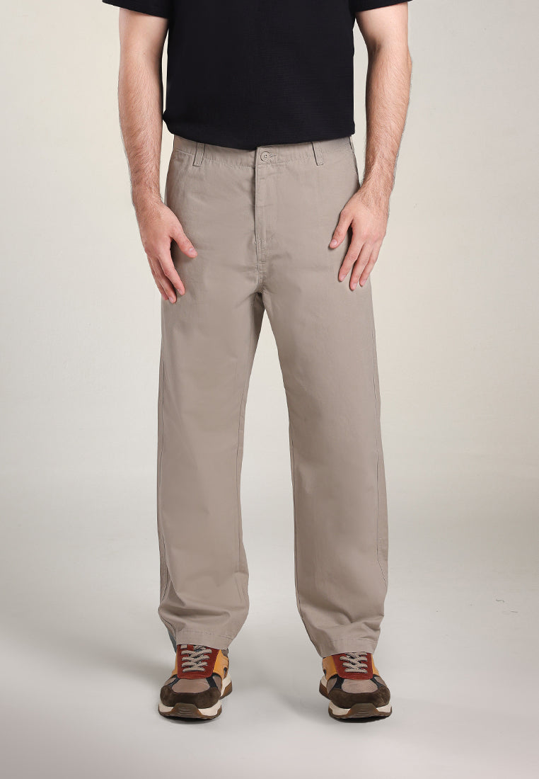 MOC Celana Panjang Pria Comfort Fit BOXWEL - KHAKI