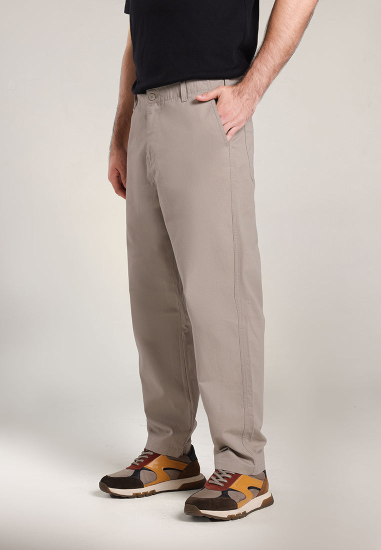 MOC Celana Panjang Pria Comfort Fit BOXWEL - KHAKI