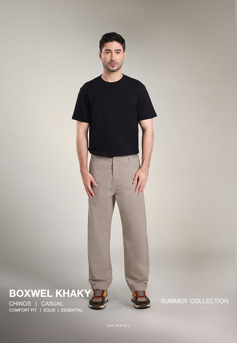 MOC Celana Panjang Pria Comfort Fit BOXWEL - KHAKI