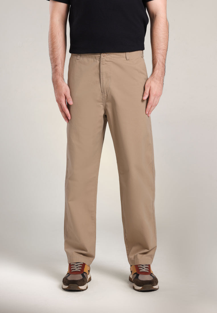 MOC Celana Panjang Pria Comfort Fit BOXWEL - CAMEL