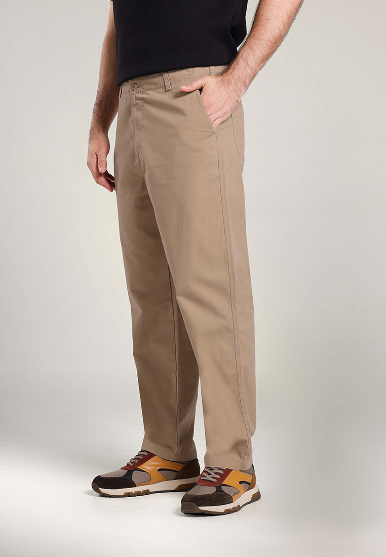 MOC Celana Panjang Pria Comfort Fit BOXWEL - CAMEL