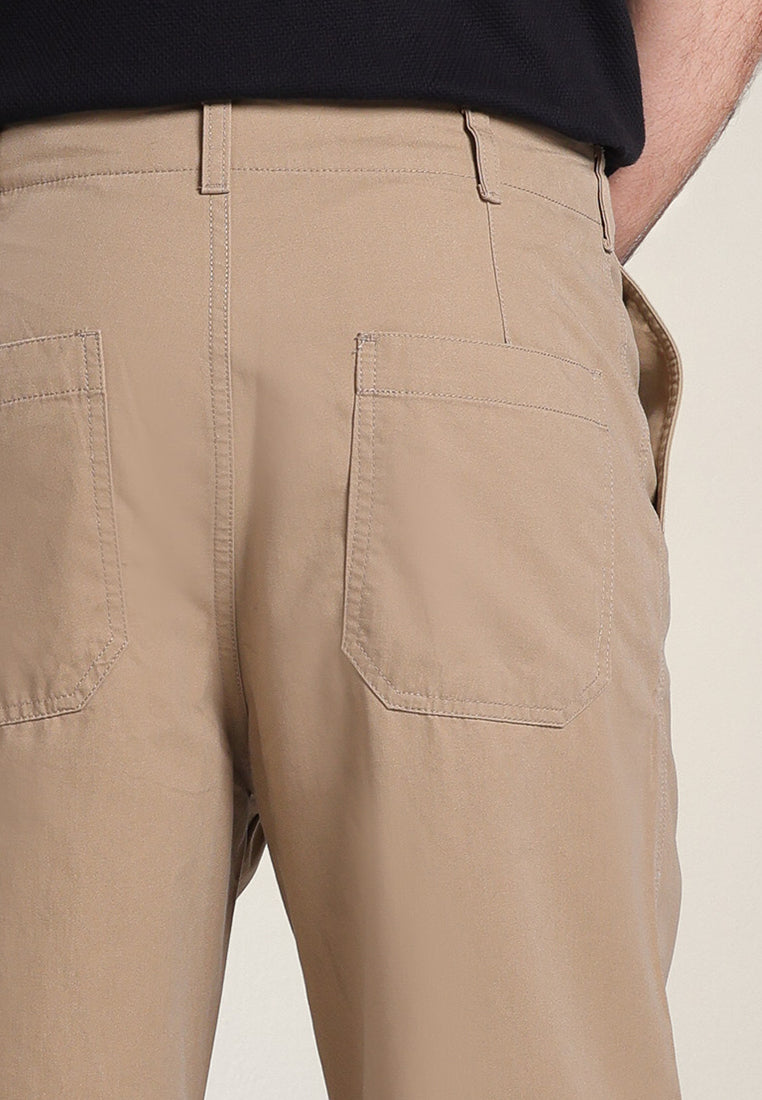 MOC Celana Panjang Pria Comfort Fit BOXWEL - CAMEL