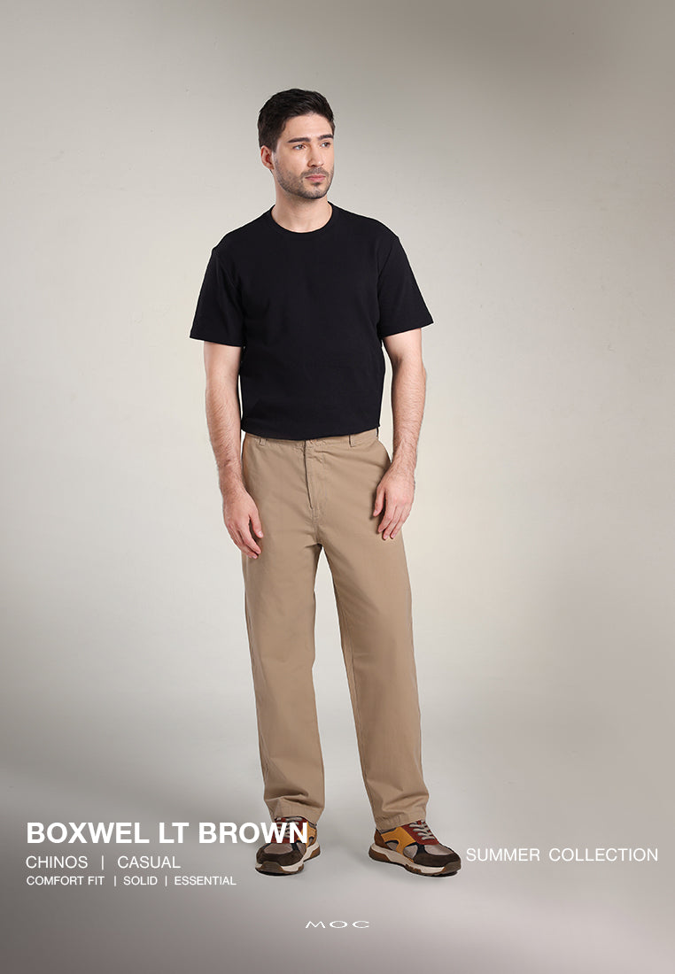 MOC Celana Panjang Pria Comfort Fit BOXWEL - CAMEL