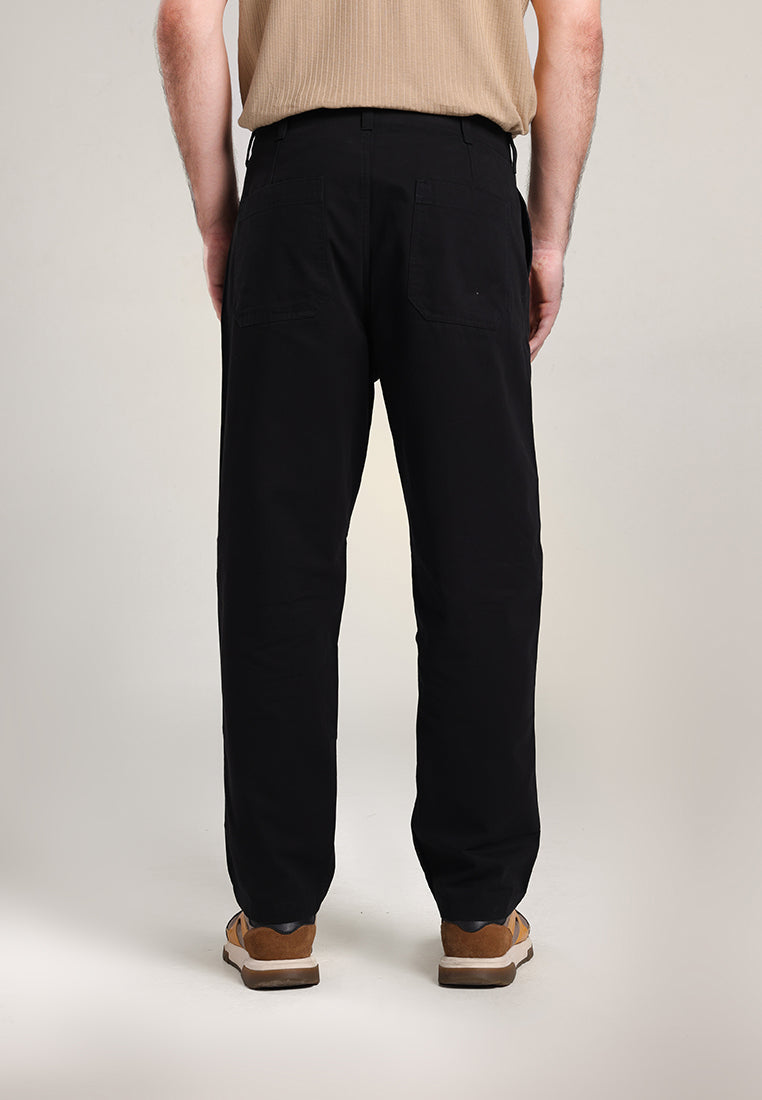 MOC Celana Panjang Pria Comfort Fit BOXWEL - BLACK