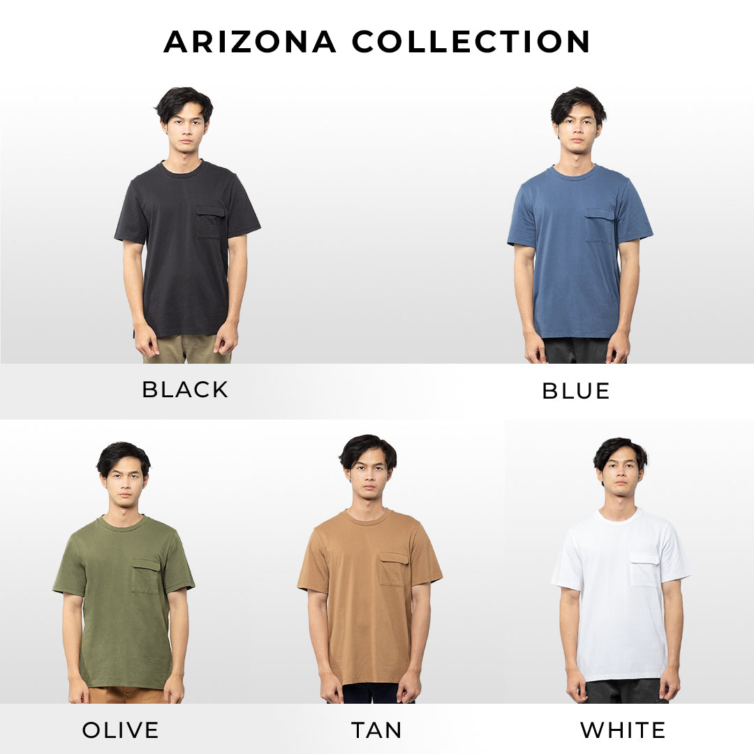Men's Top By MOC T-Shirt Polos Slim Fit Pendek Arizona Best Seller