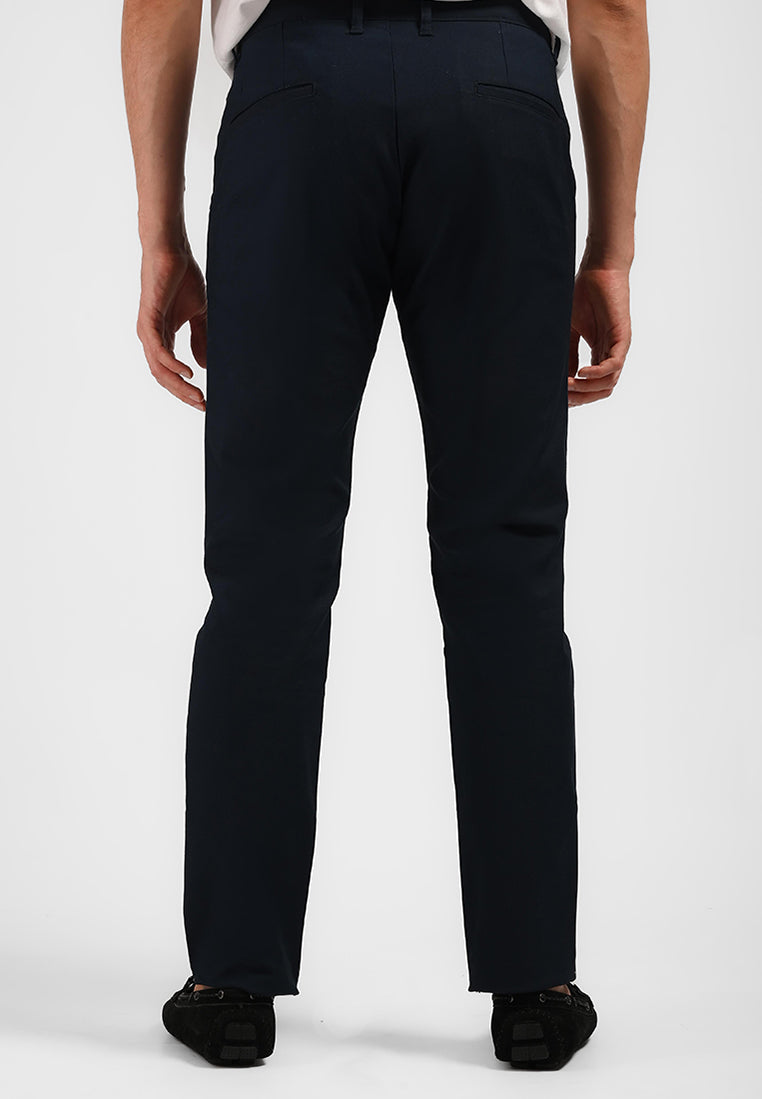 MOC Celana Panjang Chinos Pria Slim Fit BARNIE-NAVY